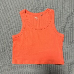 PacSun Vibrant Peach Crop Top